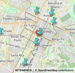 Mappa Via Vincenzo Vela, 10122 Torino TO, Italia (2.99818)