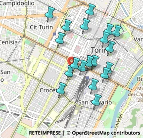 Mappa Via Vincenzo Vela, 10122 Torino TO, Italia (0.8615)