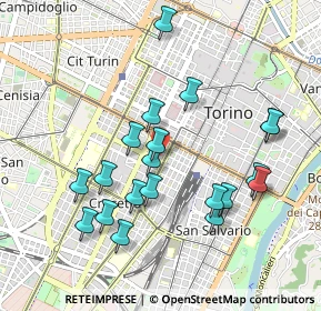 Mappa Via Vincenzo Vela, 10122 Torino TO, Italia (0.9445)