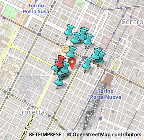 Mappa Via Vincenzo Vela, 10122 Torino TO, Italia (0.2595)