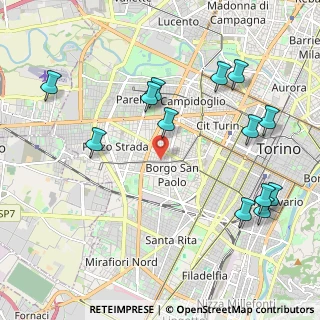Mappa Via Campiglione, 10141 Torino TO, Italia (2.39769)