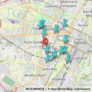 Mappa Via Campiglione, 10141 Torino TO, Italia (1.51286)