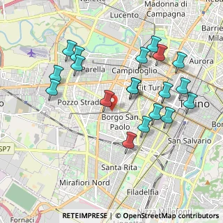 Mappa Via Campiglione, 10141 Torino TO, Italia (2.01368)