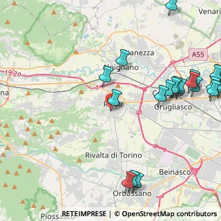 Mappa Via Enrico Fermi, 10098 Rivoli TO, Italia (5.801)