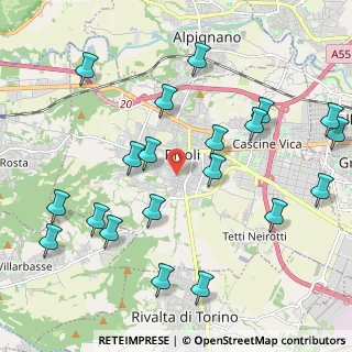Mappa Via Enrico Fermi, 10098 Rivoli TO, Italia (2.4455)