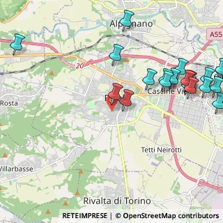 Mappa Via Enrico Fermi, 10098 Rivoli TO, Italia (2.807)
