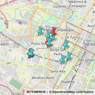 Mappa Via Matilde Serao, 10141 Torino TO, Italia (1.38545)