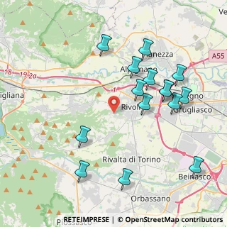 Mappa Del, 10098 Rivoli TO, Italia (4.30733)