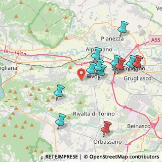 Mappa Del, 10098 Rivoli TO, Italia (3.90769)