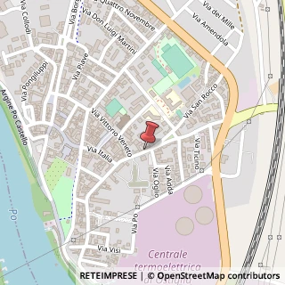 Mappa Via Lodovico Verrara, 21, 46035 Ostiglia, Mantova (Lombardia)