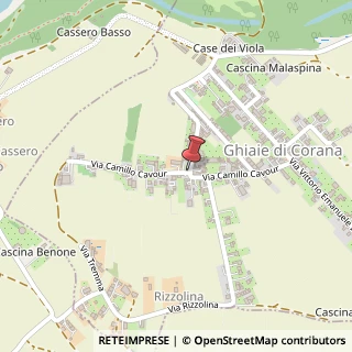 Mappa Via Camillo Benso Conte di Cavour, 18 / a, 27050 Corana, Pavia (Lombardia)