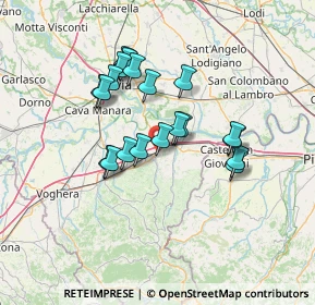 Mappa 27043 Broni PV, Italia (11.5875)