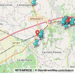 Mappa 27043 Broni PV, Italia (2.54167)