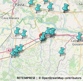 Mappa 27043 Broni PV, Italia (8.612)