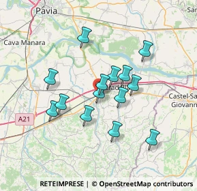 Mappa 27043 Broni PV, Italia (5.87143)