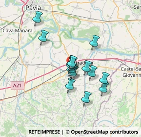 Mappa 27043 Broni PV, Italia (5.10533)