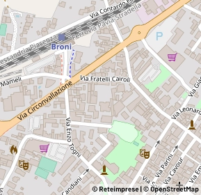 Mappa 27043 Broni PV, Italia (0.12)