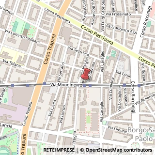 Mappa Via Monginevro, 88B, 10141 Torino, Torino (Piemonte)