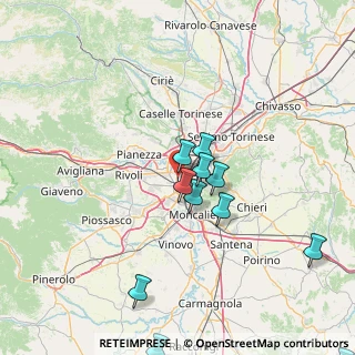 Mappa Via Issiglio, 10141 Torino TO, Italia (22.35308)
