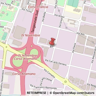 Mappa Via Albenga, 42, 10098 Rivoli, Torino (Piemonte)