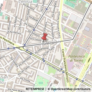 Mappa Via Monginevro, 18L, 10138 Torino, Torino (Piemonte)