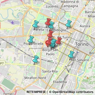 Mappa Via Cumiana, 10141 Torino TO, Italia (1.17923)
