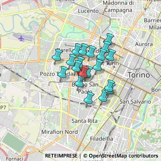 Mappa Via Cumiana, 10141 Torino TO, Italia (1.152)