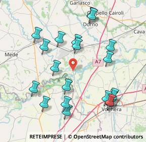 Mappa Via Strada Provinciale, 27030 Mezzana Bigli PV, Italia (8.663)