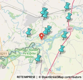 Mappa Via Strada Provinciale, 27030 Mezzana Bigli PV, Italia (3.95455)