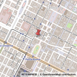 Mappa Via Giovanni Amendola, 14, 10121 Torino, Torino (Piemonte)