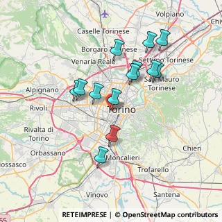 Mappa Via Francesco Morosini, 10129 Torino TO, Italia (6.56)