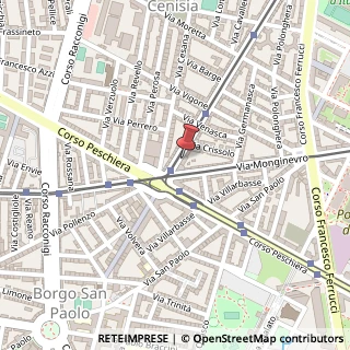Mappa Via DI Nanni, 10138 Torino, Torino (Piemonte)