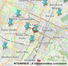 Mappa Via Luigi Leonardo Colli, 10129 Torino TO, Italia (2.90455)
