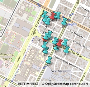 Mappa Via Luigi Leonardo Colli, 10129 Torino TO, Italia (0.173)