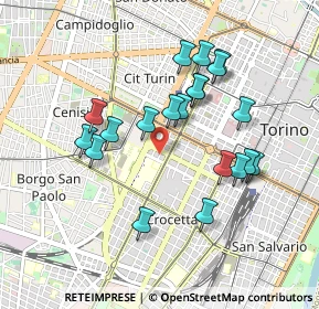 Mappa Via Luigi Leonardo Colli, 10129 Torino TO, Italia (0.856)