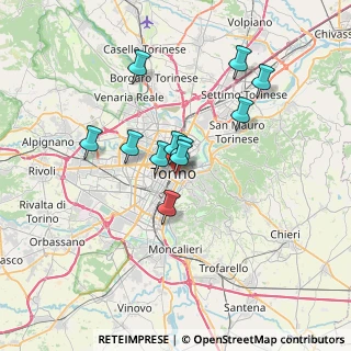 Mappa Via Nino Costa, 10123 Torino TO, Italia (5.61636)