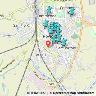 Mappa Via G. Falcone P. Borsellino, 45100 Rovigo RO, Italia (0.72176)