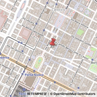 Mappa Via Bruno Buozzi, 10, 10123 Torino, Torino (Piemonte)