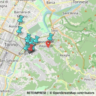 Mappa Via Tabacchi Odoardo, 10132 Torino TO, Italia (1.8725)