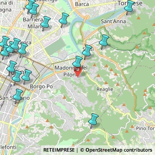 Mappa Via Tabacchi Odoardo, 10132 Torino TO, Italia (3.31278)