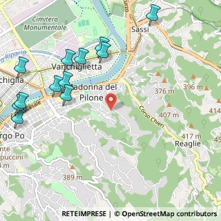 Mappa Via Tabacchi Odoardo, 10132 Torino TO, Italia (1.37833)