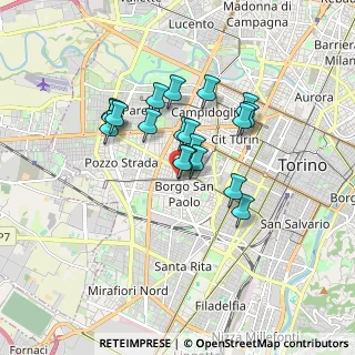 Mappa Via Pagno, 10141 Torino TO, Italia (1.31158)