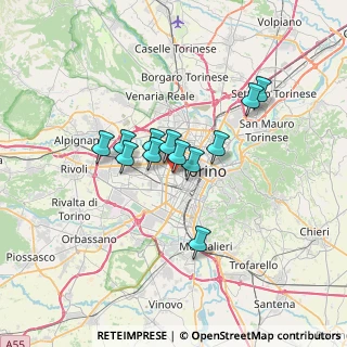 Mappa Via Envie, 10141 Torino TO, Italia (4.90333)