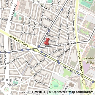 Mappa Via Monginevro, 31, 10138 Torino, Torino (Piemonte)