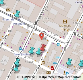 Mappa Via Alessandro Volta, 10122 Torino TO, Italia (0.136)