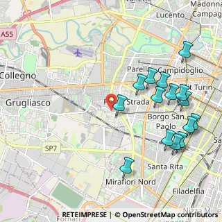 Mappa Via Monginevro, 10142 Torino TO, Italia (2.354)