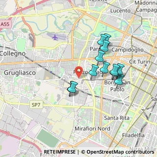 Mappa Via Monginevro, 10142 Torino TO, Italia (1.61417)