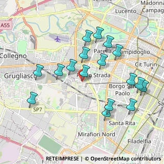 Mappa Via Monginevro, 10142 Torino TO, Italia (2.00529)