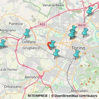 Mappa Via Monginevro, 10142 Torino TO, Italia (5.23273)