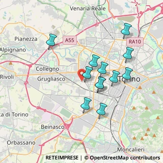 Mappa Via Monginevro, 10142 Torino TO, Italia (3.32833)